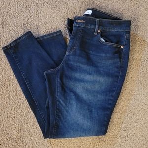 Loft Ann Taylor Petite Curvy Skinny Crop Jean Size 30/10P
